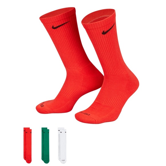 FIRM PRICE Nike Everyday Plus Cushioned Socks - Picture 1 of 8